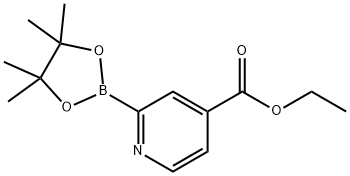 4-(Ethoxycarbonyl)pyridine-2-boronic acid pinacol ester Struktur