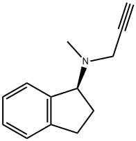 (S)-N-甲基-N-(2-丙炔基)-2,3-二氢茚-1-胺, 124192-86-5, 结构式