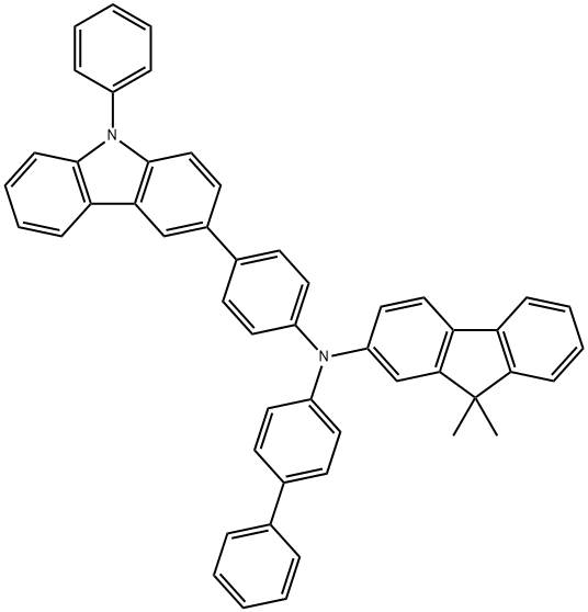 9H-Fluoren-2-aMine, N-[1,1'-biphenyl]-4-yl-9,9-diMethyl-N-[4-(9-phenyl-9H-carbazol-3-yl)phenyl]-