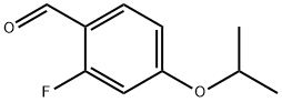 2-FLUORO-4-ISOPROPOXYBENZALDEHYDE,1242070-92-3,结构式