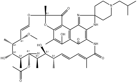 25-O-Deacetyl-23-O-acetyl Rifabutin|25-O-去乙酰基-23-O-乙酰基利福布汀