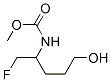 Carbamic  acid,  [1-(fluoromethyl)-4-hydroxybutyl]-,  methyl  ester  (9CI) Structure