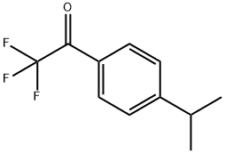 Ethanone, 2,2,2-trifluoro-1-[4-(1-methylethyl)phenyl]- (9CI) Structure