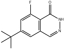 6-(tert-Butyl)-8-fluorophthalazin-1(2H)-one Struktur