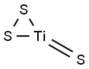 TITANIUM(VI) SULFIDE 化学構造式