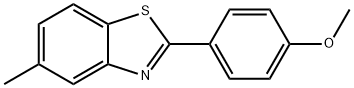 Benzothiazole, 2-(4-Methoxyphenyl)-5-Methyl- Structure