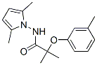 N-(2,5-dimethylpyrrol-1-yl)-2-methyl-2-(3-methylphenoxy)propanamide Structure