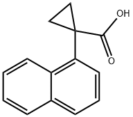 1-(1-萘基)环丙烷甲酸 结构式