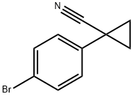 1-(4-溴苯基)环丙烷甲腈,124276-67-1,结构式