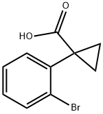 124276-87-5 1-(2-ブロモフェニル)シクロプロパン-1-カルボン酸