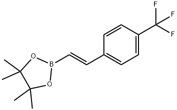 4-三氟甲基苯乙烯硼酸频哪醇酯,1242770-50-8,结构式