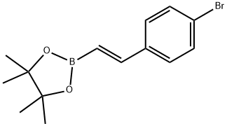 4-溴苯乙烯硼酸频哪醇酯 结构式