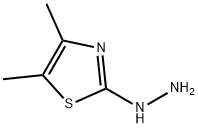 2(3H)-Thiazolone,4,5-dimethyl-,hydrazone(9CI) 化学構造式