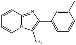 2-(M-TOLYL)IMIDAZO[1,2-A]PYRIDIN-3-AMINE 结构式