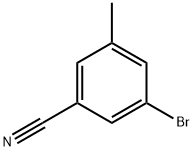 3-メチル-5-ブロモベンゾニトリル 化学構造式
