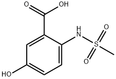 5-hydroxy-2-MethanesulfonaMidobenzoic acid Structure