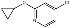 4-chloro-2-cyclopropoxypyridine Structure
