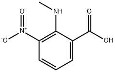 Benzoic acid, 2-(methylamino)-3-nitro- (9CI) 化学構造式