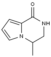 4-甲基-3,4-二氢-吡咯并[1,2-A]吡嗪-1(2H)-酮, 1243415-14-6, 结构式