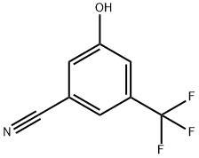 3-羟基-5-(三氟甲基)苯腈,1243459-56-4,结构式