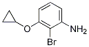 2-BROMO-3-CYCLOPROPOXYANILINE 结构式