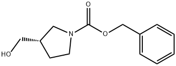(S)-1-CBZ-3-羟甲基吡咯烷,124391-76-0,结构式