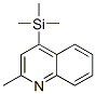 Quinoline, 2-methyl-4-(trimethylsilyl)- (9CI) Structure