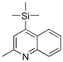 Quinoline, 2-methyl-4-(trimethylsilyl)- (9CI) 结构式