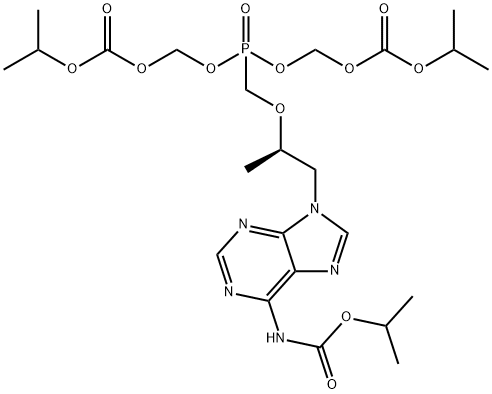 替诺福韦氨基甲酸酯, 1244022-54-5, 结构式