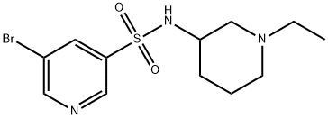 5-broMo-N-(1-ethylpiperidin-3-yl)pyridine-3-sulfonaMide|