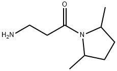 3-aMino-1-(2,5-diMethyl-1-pyrrolidinyl)-1-Propanone Structure