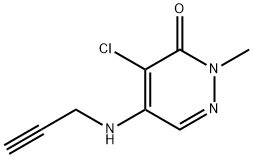 3(2H)-Pyridazinone,  4-chloro-2-methyl-5-(2-propynylamino)-  (9CI)|