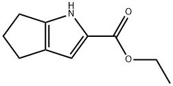 1,4,5,6-tetrahydro-Cyclopenta[b]pyrrole-2-carboxylic acid ethyl ester,124455-77-2,结构式