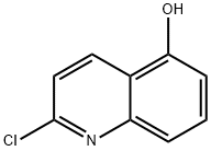 2-氯喹啉-5-醇, 124467-35-2, 结构式