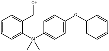 {2-[Dimethyl(4-phenoxyphenyl)silyl]phenyl}methanol|2-[二甲基(4-苄氧苯基硅烷基)]苯甲醇