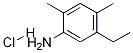 5-乙基-2,4-二甲基苯胺盐酸盐 结构式