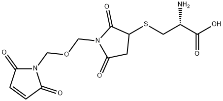 S-(bismaleimidoethyl ether)cysteine 化学構造式