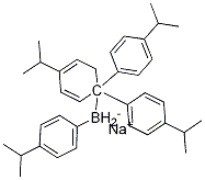 Borate(1-), tetrakis[4-(1-Methylethyl)phenyl]-,sodiuM (1:1) Structure