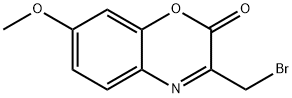 3-溴甲基-7-甲氧基-1,4-苯并恶嗪-2-酮[用于高效液相色谱标记], 124522-09-4, 结构式