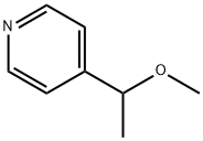 Pyridine, 4-(1-methoxyethyl)- (9CI) 化学構造式