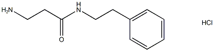 3-Amino-N-phenethylpropanamide hydrochloride Structure