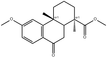 (1S,4aS)-Methyl 6-Methoxy-1,4a-diMethyl-9-oxo-1,2,3,4,4a,9,10,10a-octahydrophenanthrene-1-carboxylate,1245641-48-8,结构式