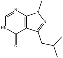 3-异丁基-1-甲基-1H-吡唑并[3,4-D]嘧啶-4(5H)-酮, 1245643-15-5, 结构式