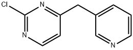PyriMidine, 2-chloro-4-(3-pyridinylMethyl)- Structure