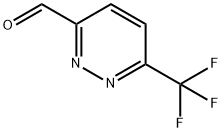 6-(Trifluoromethyl)pyridazine-3-carbaldehyde Struktur