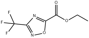 3-三氟甲基-1,2,4-恶二唑-5-羧酸乙酯,1245643-72-4,结构式