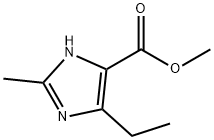 methyl 4-ethyl-2-methyl-1H-imidazole-5-carboxylate Struktur