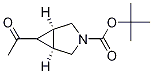 6-アセチル-3-アザビシクロ[3.1.0]ヘキサン-3-カルボン酸CIS-TERT-ブチル 化学構造式