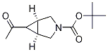 Cis-tert-butyl6-acetyl-3-azabicyclo[3.1.0]hexane-3-carboxylate Structure