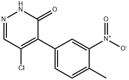 3(2H)-pyridazinone,5-chloro-4-(3-nitro-4-Methylphenyl)|5-氯-4-(4-甲基-3-硝基苯基)哒嗪-3(2H)-酮